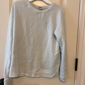 Athleta Girl blue wave sweatshirt